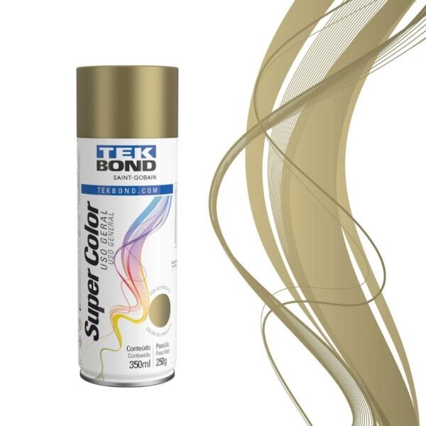 TINTA SPRAY TEKBOND U GERAL DOURADO 350 ML