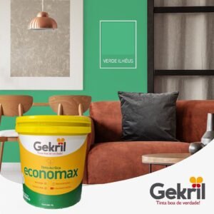 TINTA ACRIL GEKRIL ECONOMAX 18L VERDE ILHEUS