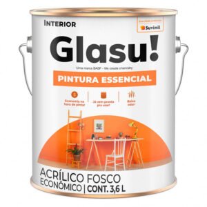 TINTA ACRIL GLASU ECON 3,6L BRANCO