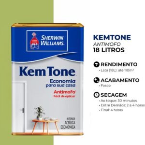 TINTA ACRIL SW KEM TONE 18 VERDE LIMÃO