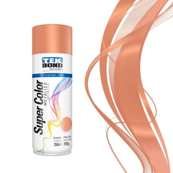 TINTA SPRAY TEKBOND METALICO COBRE ROSE 350 ML