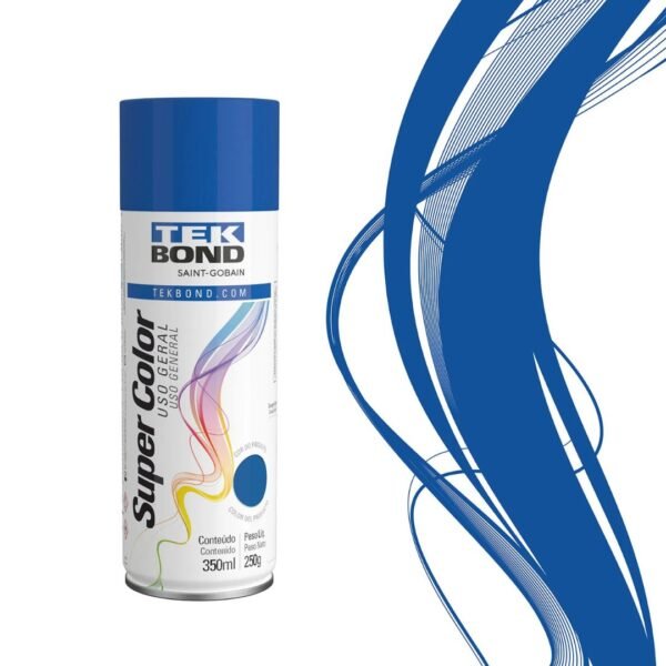 TINTA SPRAY TEKBOND U GERAL AZUL BR 350 ML