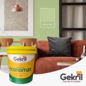 TINTA ACRIL GEKRIL ECONOMAX 18L VERDE VALE