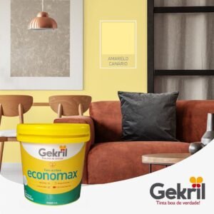 TINTA ACRIL GEKRIL ECONOMAX AMAR CANARIO 3,6L