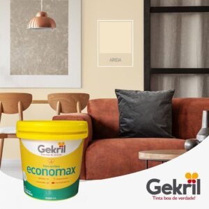 TINTA ACRIL GEKRIL ECONOMAX AREIA 3,6L