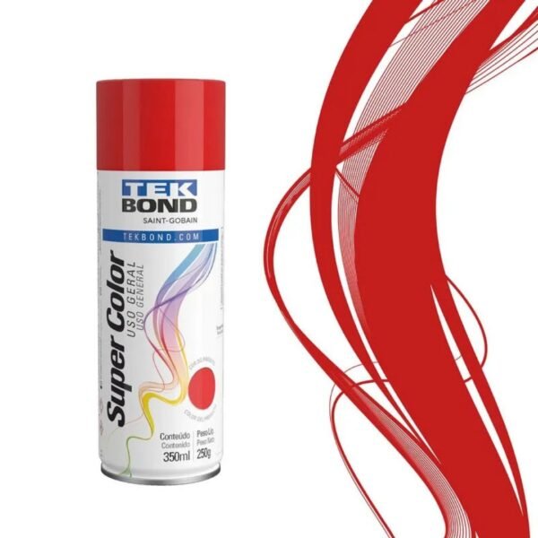 TINTA SPRAY TEKBOND U GERAL VERM 350 ML
