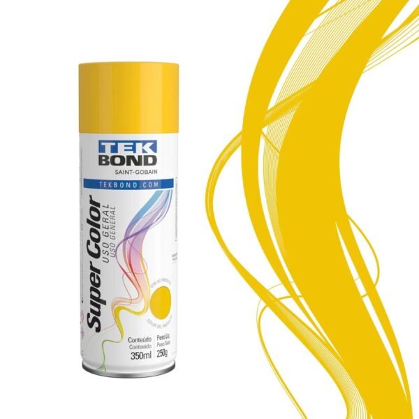 TINTA SPRAY TEKBOND U GERAL AMARELO 350 ML