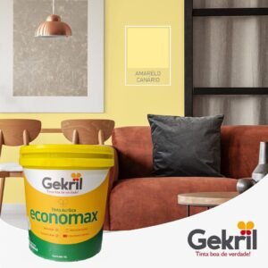 TINTA ACRIL GEKRIL ECONOMAX 18L AM CANARIO