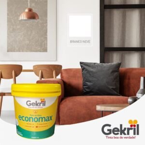 TINTA ACRIL GEKRIL ECONOMAX BRANCO NEVE 3,6 L