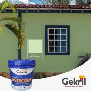 TINTA ACRIL GEKRIL ESTAÇÕES 3,6L VERDE VALE