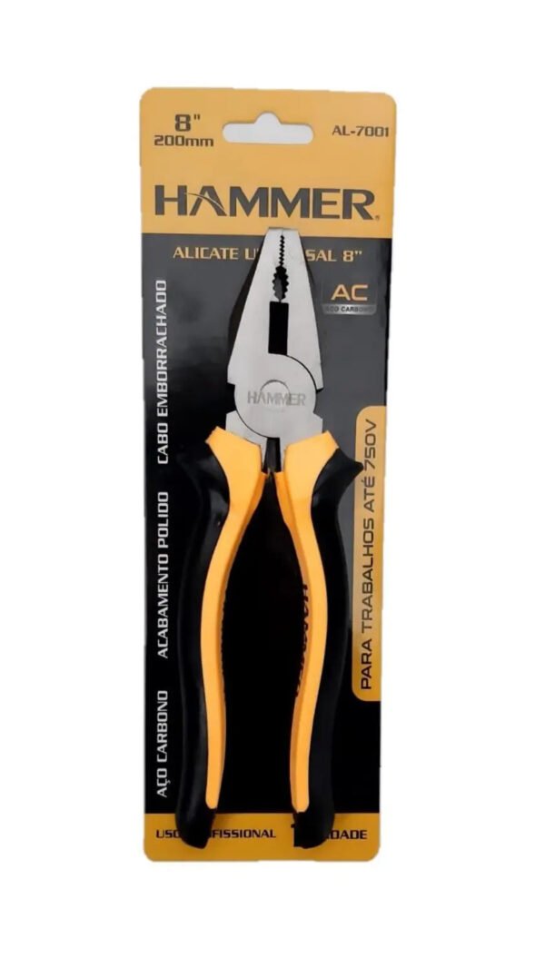 ALICATE UNIVERSAL ACO 8 HAMMER 200MM