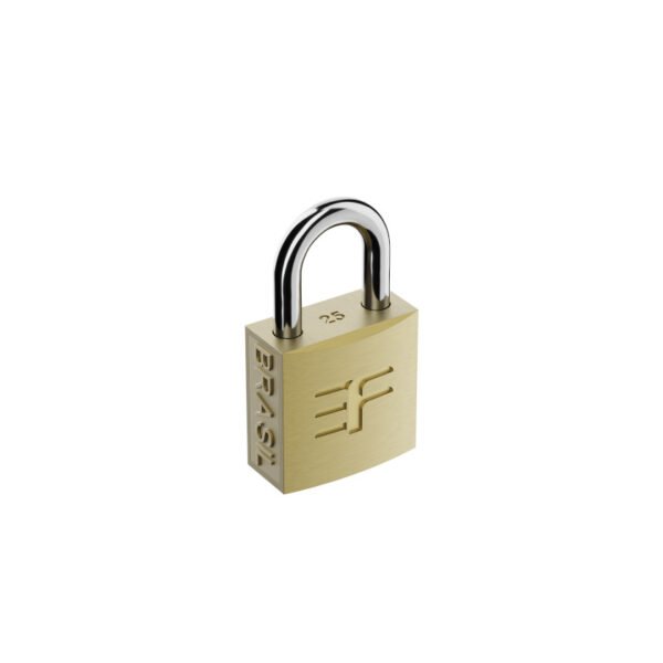 CADEADO LATONADO 3F 25 MM
