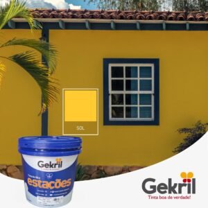 TINTA ACRIL GEKRIL ESTAÇÕES 3,6L SOL