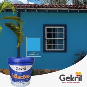 TINTA ACRIL GEKRIL ESTAÇÕES 3,6L AZUL ARPOADOR