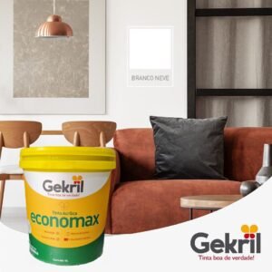 TINTA ACRIL GEKRIL ECONOMAX 18L BRANCO NEVE