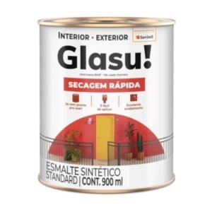 TINTA ESM GLASU 900ML BRANCO BRILH