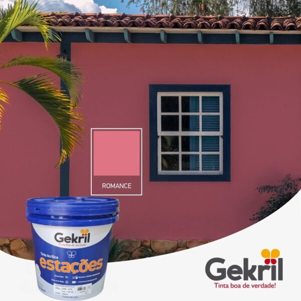 TINTA ACRIL GEKRIL ESTAÇÕES 3,6L ROMANCE
