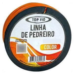 LINHA PEDREIRO LISA LARANJA TOP FIO 100MT
