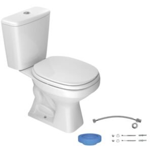 KIT VASO ACOPL DECA ASPEN MEIO QUADRAD