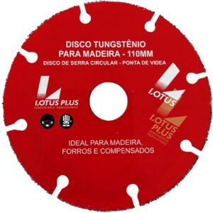 DISCO SERRA LOTUS MADEIRA TUNGSTENIO 110MM REF-325