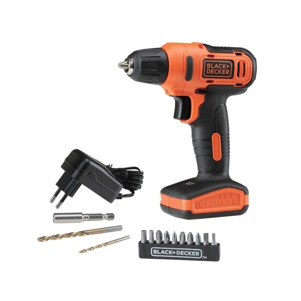 PARAFUSADEIRA/FURA BLACK DECKER LD12S-BR 12V 220V