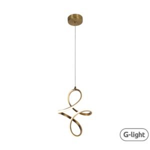 PENDENTE G-LIGHT ELO UNO 18W DOURADO
