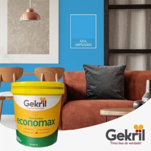 TINTA ACRIL GEKRIL ECONOMAX 18L AZUL ARPOADOR