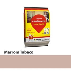 REJUNTE QUARTZOLIT 1KG MARROM TABACO