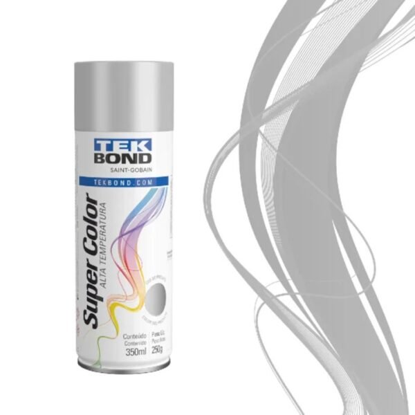 TINTA SPRAY TEKBOND ALTA TEMP ALUMINIO
