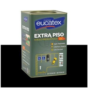 TINTA PISO EUCATEX 18 L PRETO*